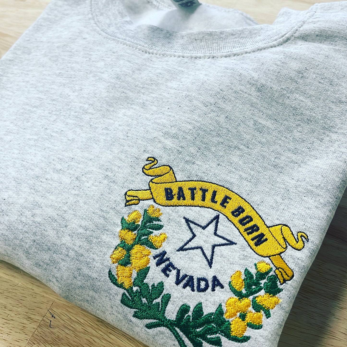 Battle Born Embroidered Sweatshirt