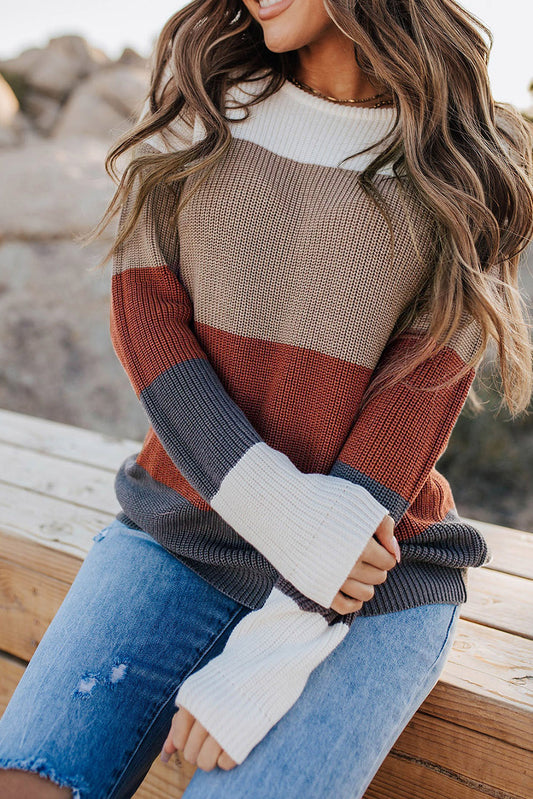 elegant Knitted Sweatshirt