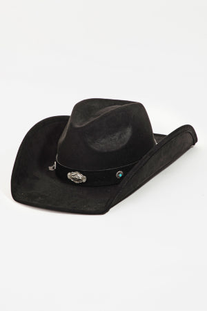 Western Disc Ribbon Strap Cowboy hat