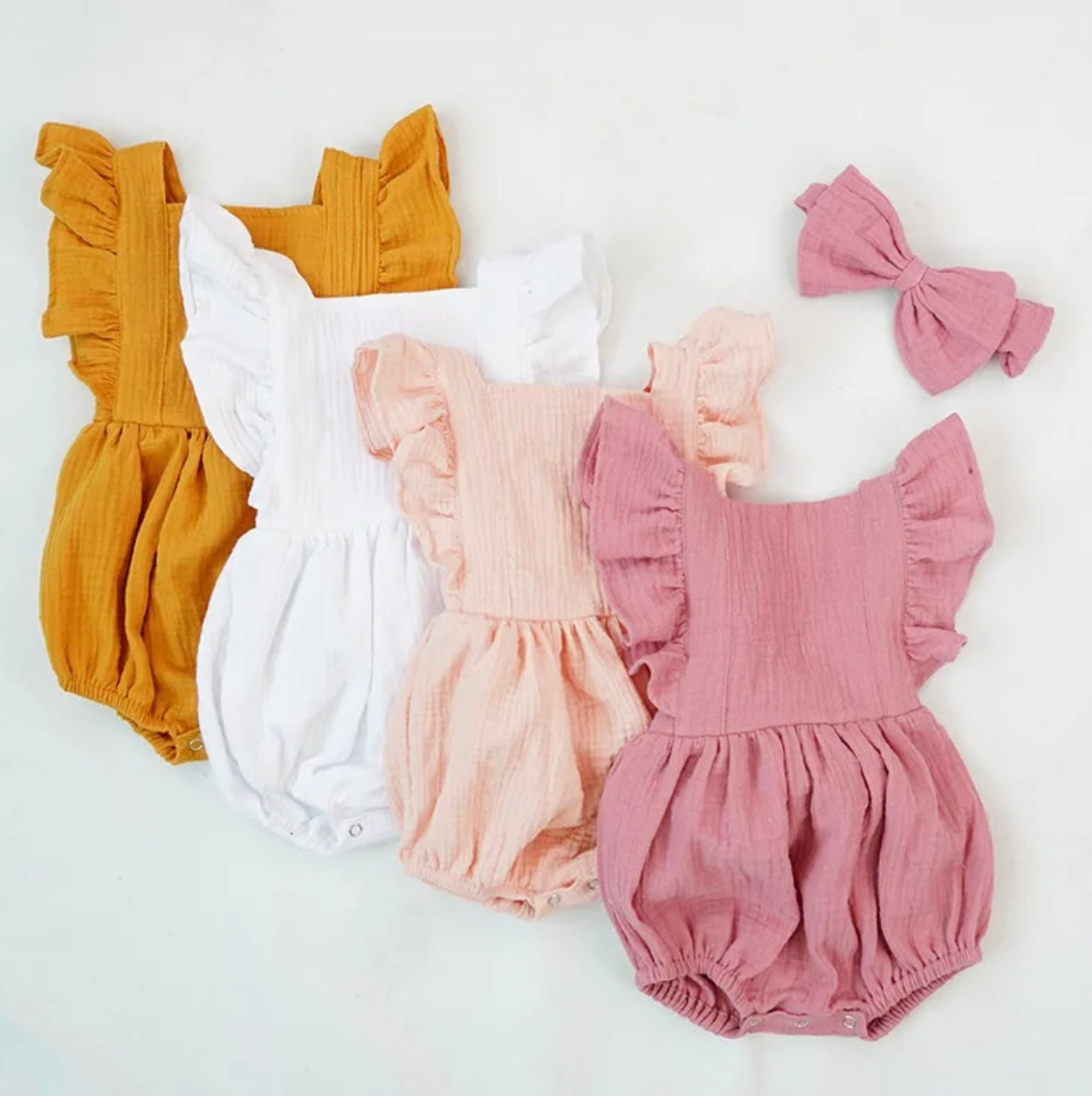 Baby Romper with Headband