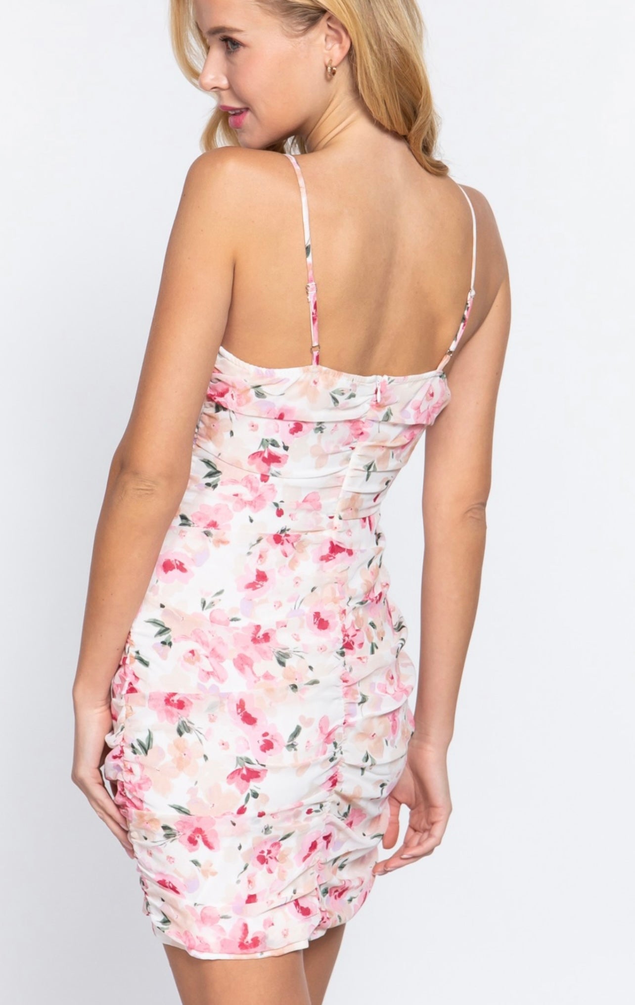 Floral summer tank dress